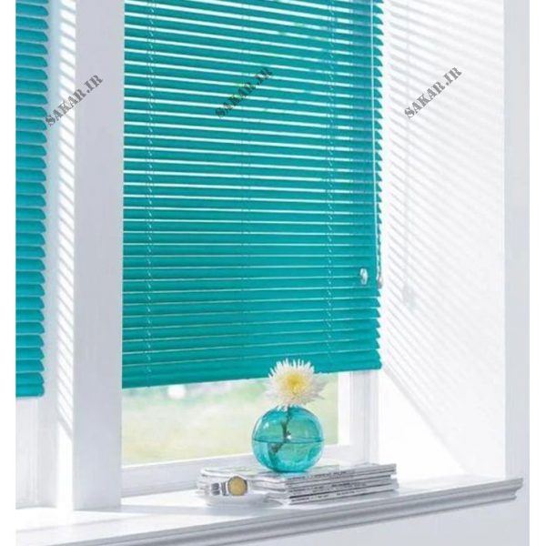 پرده-کرکره-فلزی-آبی